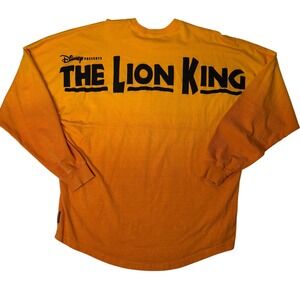 Disney Lion King Spirit Jersey Shirt Orange Yellow Long Sleeve Ombre Medium
